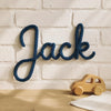 Personalized Knitted Wire Name Sign: Custom Nursery Decor