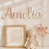 Personalized Knitted Wire Name Sign: Custom Nursery Decor
