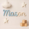 Personalized Knitted Wire Name: Custom Yarn Name Sign