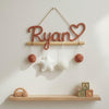 Personalized Knitted Wire Name Hanging: Baby Room Hanging Decor