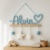 Custom Baby Name Wall Hanging: Personalized Wire Name Wall Decor