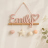 Custom Baby Name Wall Hanging: Personalized Wire Name Wall Decor