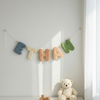 Handmade Yarn Name Garland : Soft Pastel Nursery Décor