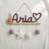 Custom Baby Name Wall Hanging: Personalized Wire Name Wall Decor
