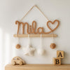 Custom Baby Name Wall Hanging: Personalized Wire Name Wall Decor