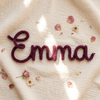 Personalized Fluffy Yarn Wire Name: Nursery & Kids Room Decor