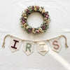 Custom Baby Name Garland: Scandinavian Nursery Wall Decor