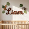 Custom Baby Name Sign: Fluffy Yarn Wire Nursery Decor