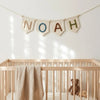 Custom Baby Name Garland: Scandinavian Nursery Wall Decor