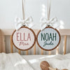 Hand Embroidered Baby Name Hoop: Soft Neutral Baby Decor