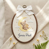 Dreamy Little Bear Nursery Hoop: Baby Bear Name Sign