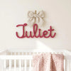 Handmade Nursery Name Lettering: Personalized Baby Room Name Sign