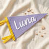 Custom Name Felt Pennant: Nursery & Kids Room Decor