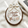 Personalized Hand-Embroidered Name Hoop: Artist Hobby Keepsake