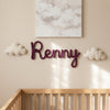 Custom Knitted Wire Name Sign: Personalized Nursery Decor