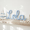Custom Knitted Wire Name Sign: Personalized Nursery Decor