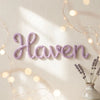 Handmade Nursery Name Lettering: Personalized Baby Room Name Sign