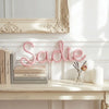 Handmade Nursery Name Lettering: Personalized Baby Room Name Sign