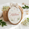 Personalized Baby Name Embroidery: Custom Woodland Creatures Hoop