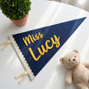 Custom Felt Name Banner: Personalized Kids Room Wall Decor