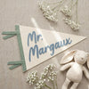 Personalized Baby Name Banner: Felt Wall Decor
