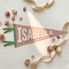 Custom Name Felt Pennant: Nursery & Kids Room Decor