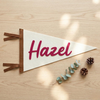 Custom Name Felt Pennant: Nursery & Kids Room Decor