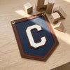 Custom Felt Initial Banner: Personalized Varsity Letter Pennant