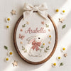 Personalized Baby Name Sign: Woodland Bunny Nursery Decor