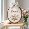Embroidered Hot Air Balloon Sign: Custom Dreamy Sky Nursery Decor (Copy)