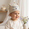 Hand-Embroidered Nautical & Sunshine Baby Crown; 1st Birthday Cake Smash Prop