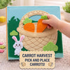 Personalized Bunny Quiet Book, Animal World Felt Activity Book for Toddlers (Montessori Sensory Toy)