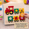 Personalized Bunny Quiet Book, Animal World Felt Activity Book for Toddlers (Montessori Sensory Toy)