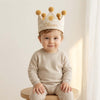 Hand-Embroidered Nautical & Sunshine Baby Crown; 1st Birthday Cake Smash Prop