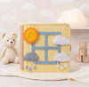 Personalized Tiger Quiet Book, Handmade Felt Activity Book for Toddlers (Montessori Sensory Toy)