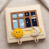 Personalized Felt Quiet Book for Toddlers - Montessori Farm Toy Gift for Plane Travel