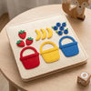 Personalized Felt Quiet Book for Toddlers - Montessori Farm Toy Gift for Plane Travel