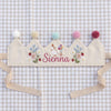 Embroidered Party Goose Design: Personalized Toddler Gift, Birthday Crown Gift for Baby