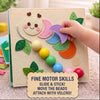 Personalized Bear Quiet Book, Animal World Felt Activity Book for Toddlers (Montessori Sensory Toy)