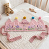Embroidered Fairy & Butterfly Design, Personalized Toddler Cake Smash Gift, Birthday Keepsake Crown for Babies