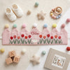 Personalized Linen Duck Garden Crown, Hand-Embroidered Goose Bonnet (First Birthday Gift)