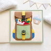 Personalized Panda Felt Quiet Book for Toddlers, Montessori Farm Toy Gift for Plane Travel