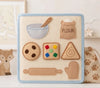 Personalized Felt Quiet Book for Toddlers - Montessori Farm Toy Gift for Plane Travel