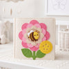 Personalized Bee Felt Quiet Book, Montessori Sensory Toy for Toddlers (10 Pages)