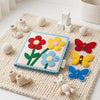 Personalized Panda Felt Quiet Book for Toddlers, Montessori Farm Toy Gift for Plane Travel