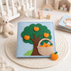 Personalized Panda Felt Quiet Book for Toddlers, Montessori Farm Toy Gift for Plane Travel