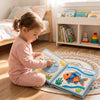 Personalized Felt Quiet Book, Montessori Farm Animals, Travel Toy for Toddlers
