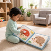 Personalized Felt Quiet Book, Montessori Farm Animals, Travel Toy for Toddlers
