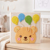 Personalized Teddy Bear Felt Quiet Book, Montessori Busy Book for Toddlers (Custom Name)