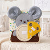 Personalized Teddy Bear Felt Quiet Book, Montessori Busy Book for Toddlers (Custom Name)